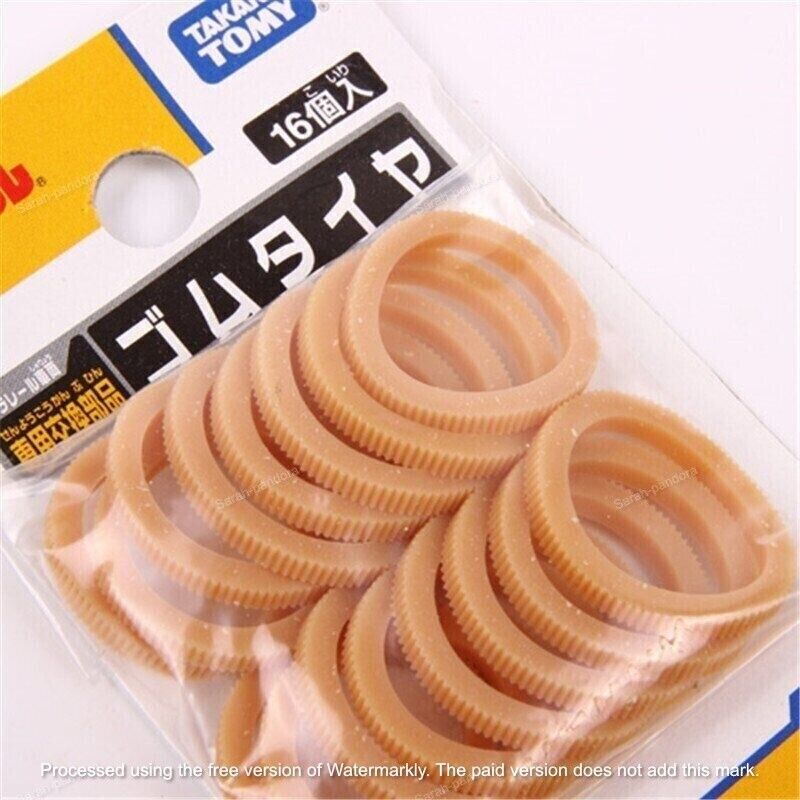 Tomy Thomas Train Rubber Tire Tyre 16pcs Plarail Repair Parts TAKARA traction