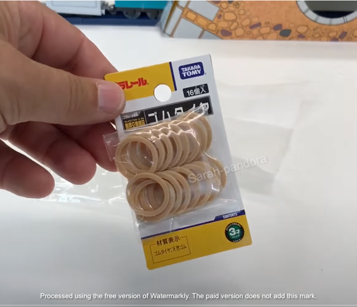 Tomy Thomas Train Rubber Tire Tyre 16pcs Plarail Repair Parts TAKARA traction