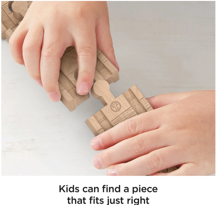 THOMAS & Friend WOODEN RAILWAY EXPANSION CLACKETY Track Pack Extension Train and