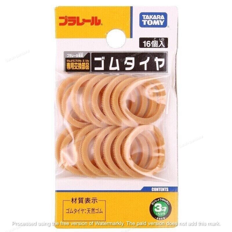 Tomy Thomas Train Rubber Tire Tyre 16pcs Plarail Repair Parts TAKARA traction