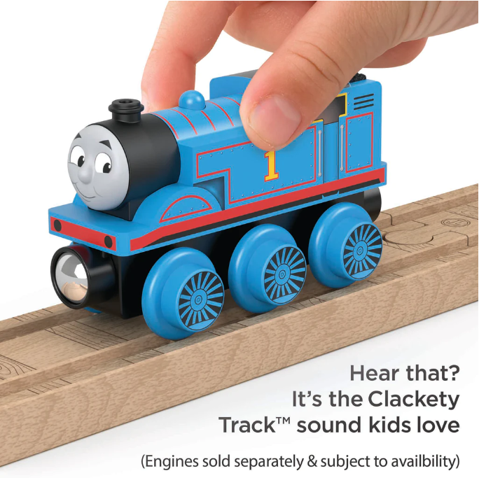 THOMAS & Friend WOODEN RAILWAY EXPANSION CLACKETY Track Pack Extension Train and